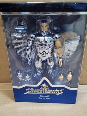 Super7 Ultimates! Silverhawks Steelwill 7" Figure NEW